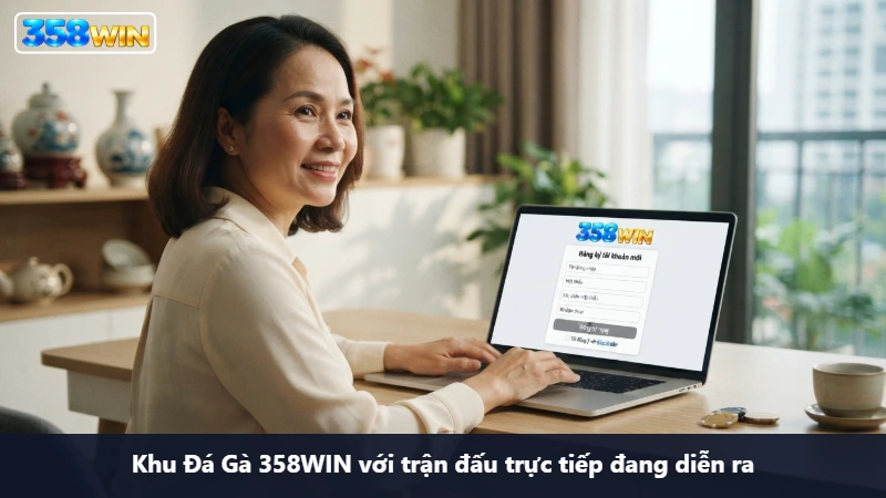 Người dùng xem Đá Gà 358WIN trực tiếp trên điện thoại